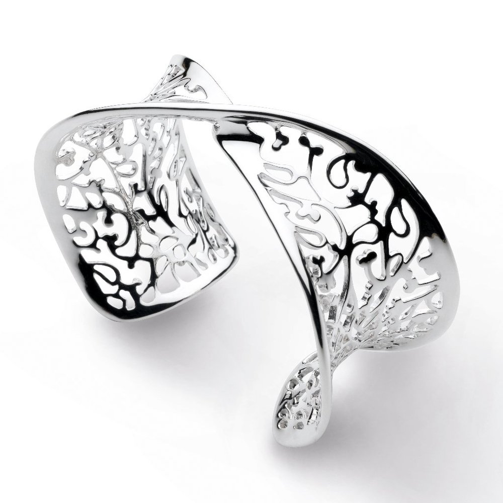 Kit Heath Flourish Sterling Silver Cuff